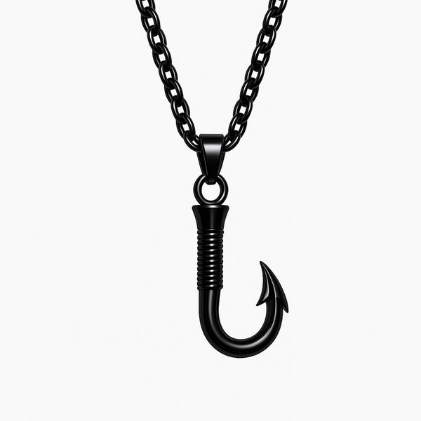 Fishing Hook Keepsake Necklace