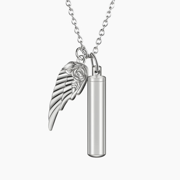 Angel Wing Keepsake Necklace