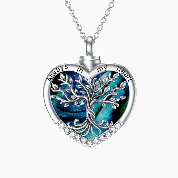 Heart Tree of Life Keepsake Necklace