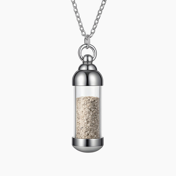 Glass Vial Keepsake Necklace