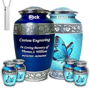 Honouring Memories: The AmericUrn Blue Butterfly Urn
