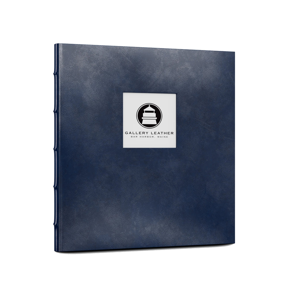 Leather Memorial Presentation Binder | With Window