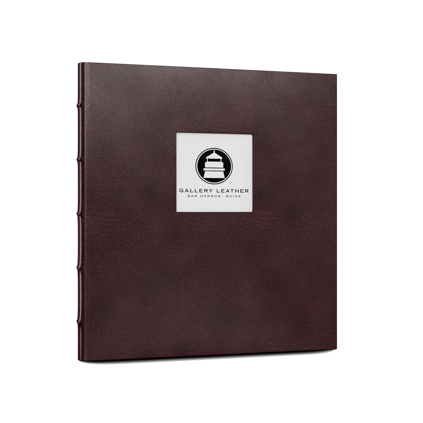 Leather Memorial Presentation Binder | With Window