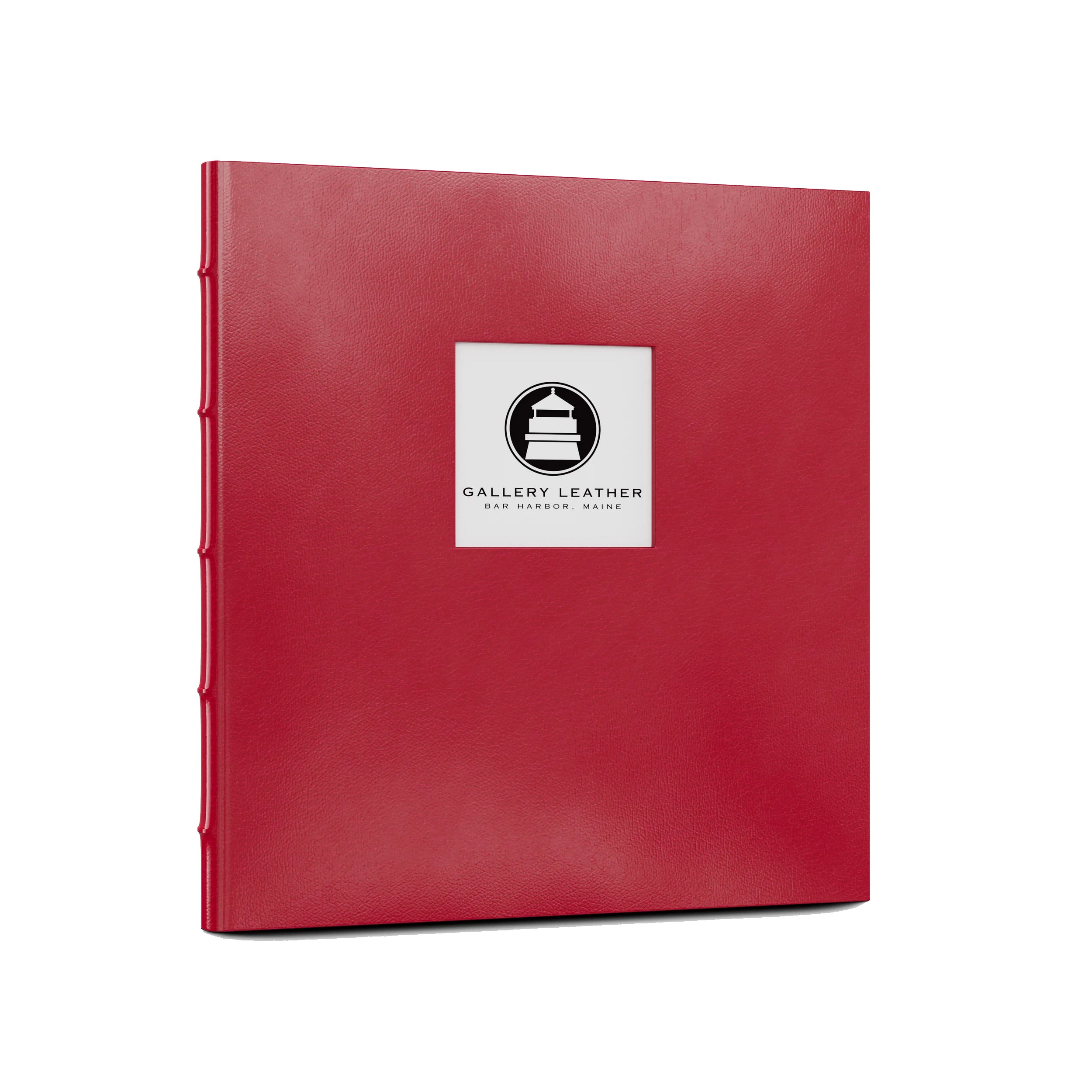 Leather Memorial Presentation Binder | With Window