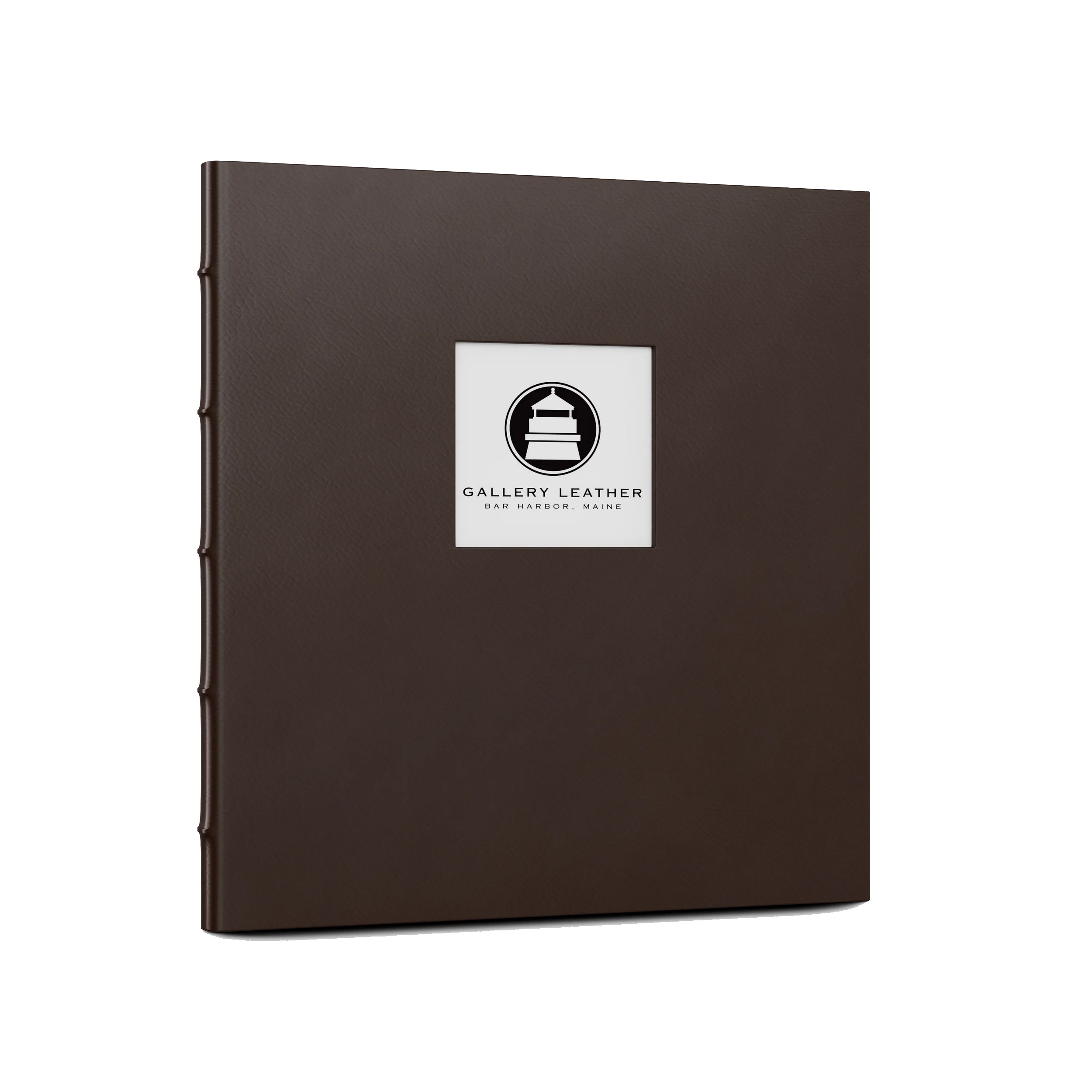 Leather Memorial Presentation Binder | With Window
