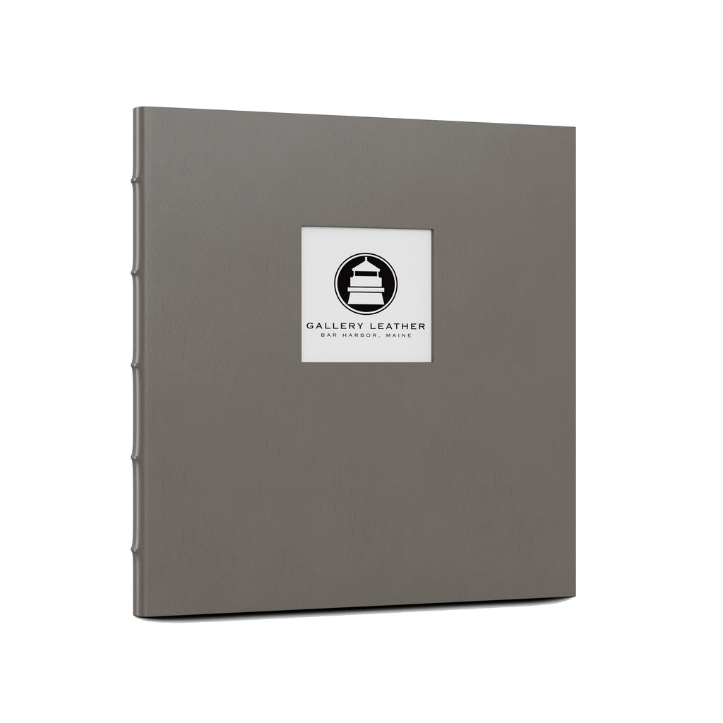Leather Memorial Presentation Binder | With Window