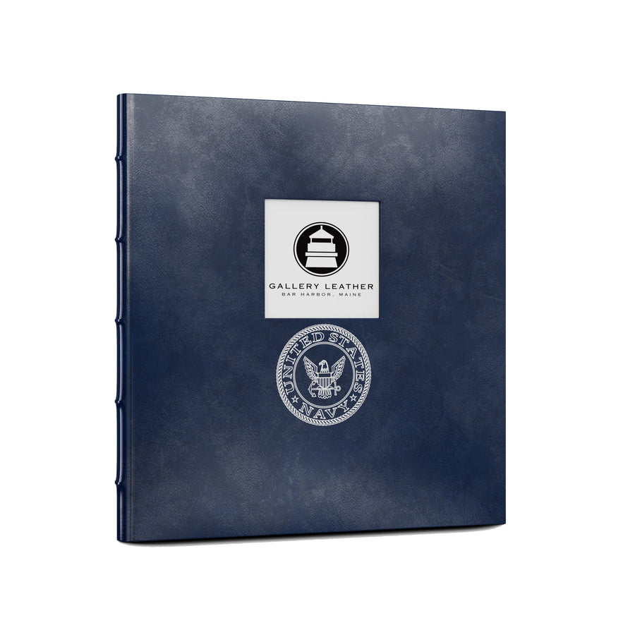 Leather Memorial Presentation Binder | With Window