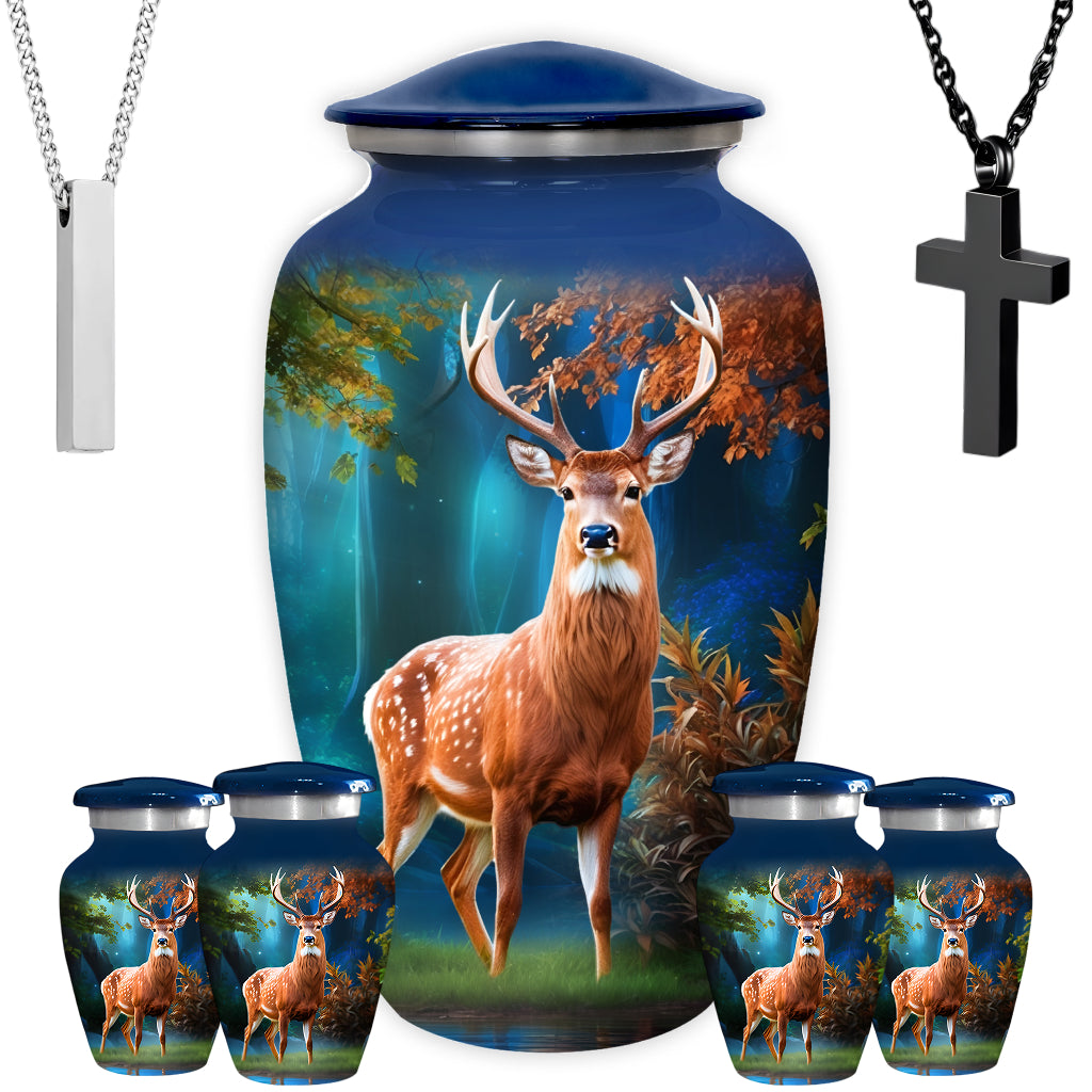 Deer Image Cremation Urn