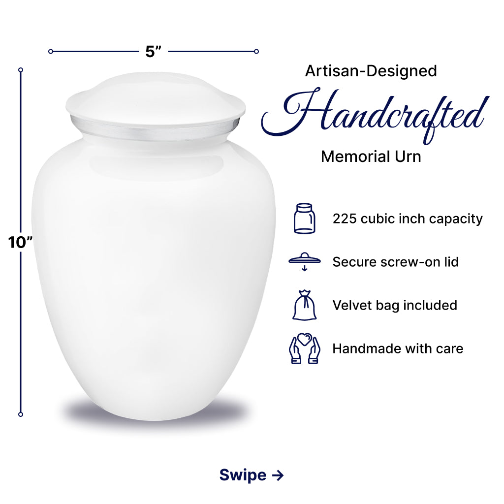 Serenity Curve Plain Urn