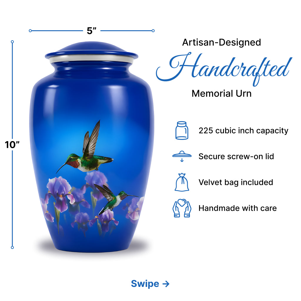 Hummingbird Image Cremation Urn