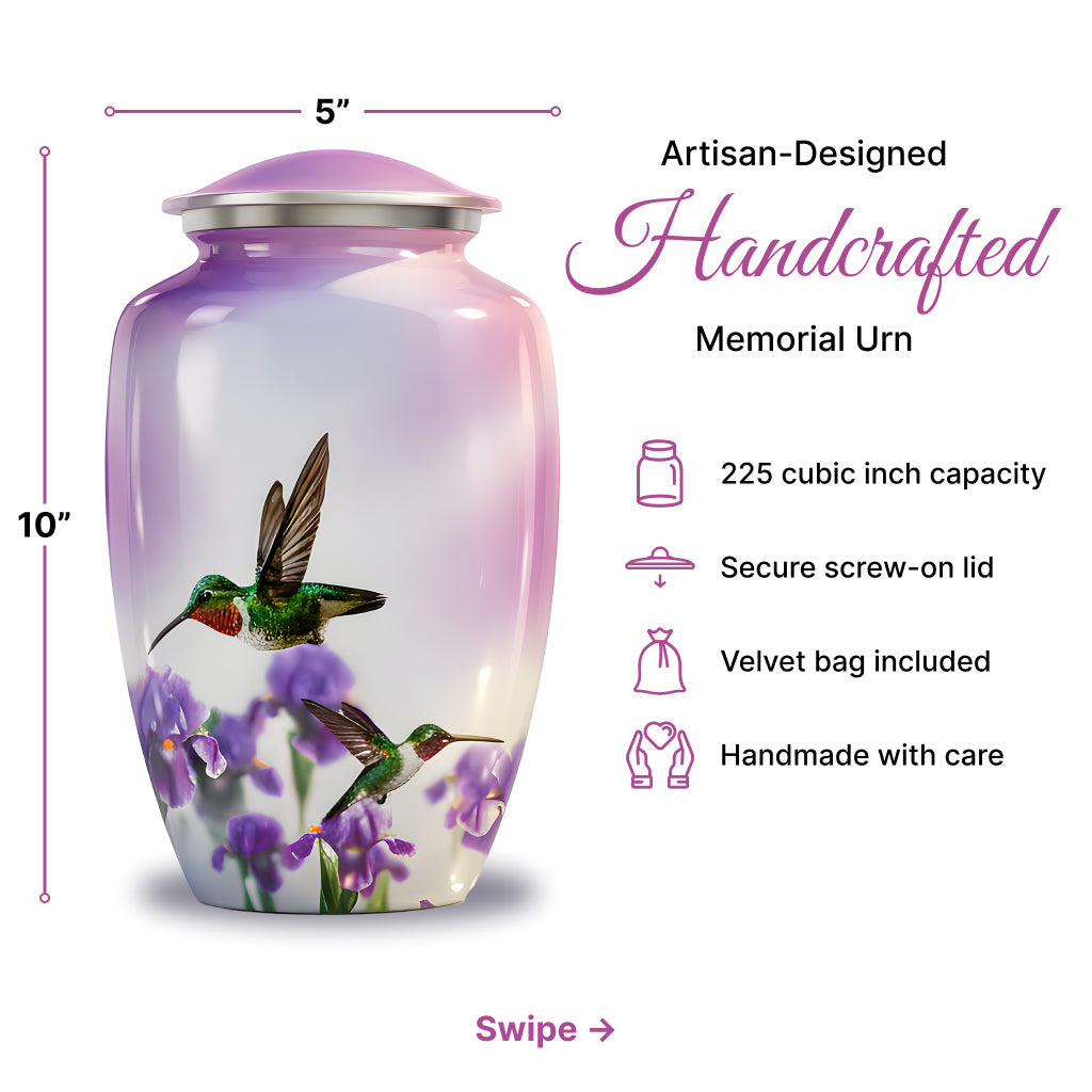 Hummingbird Image Cremation Urn