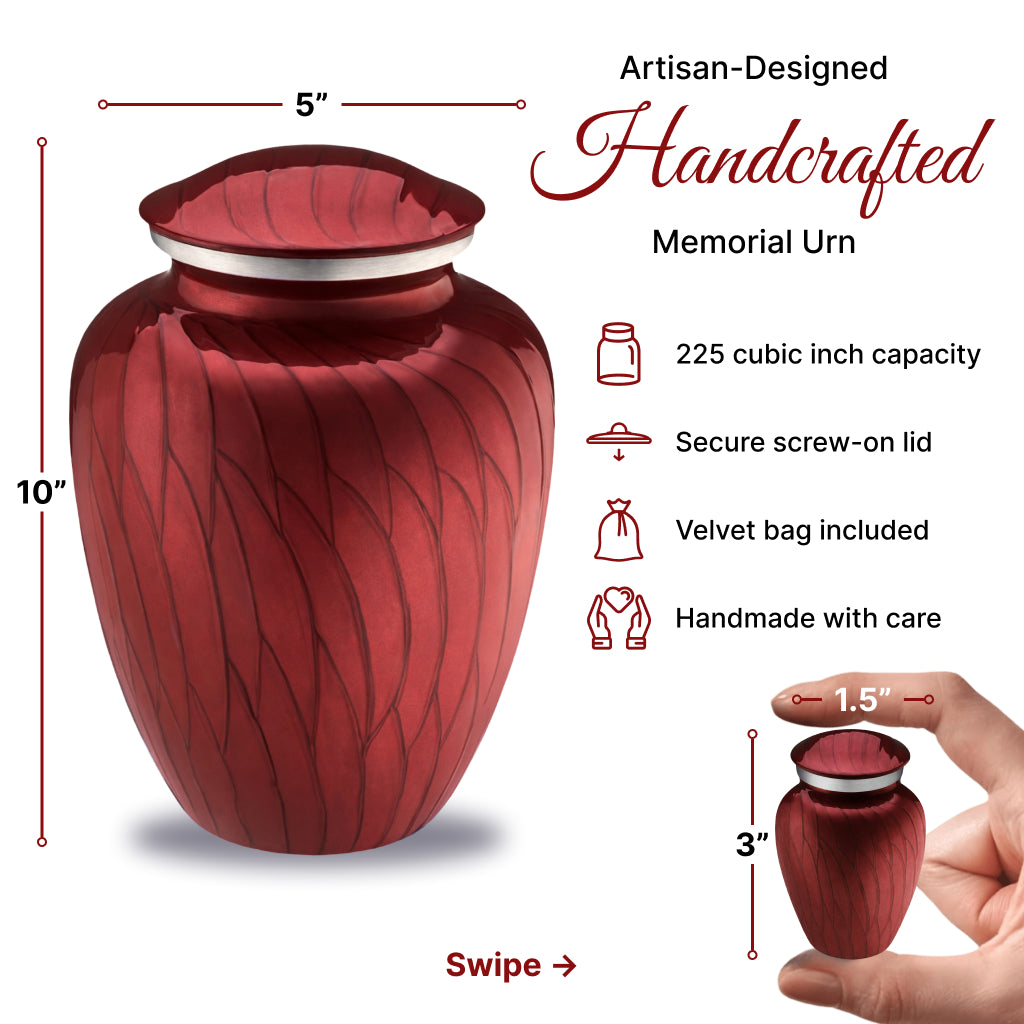 Serenity Curve Pearl Urn