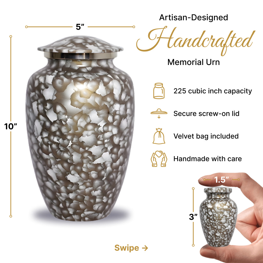 Motif Cloud Cremation Urn