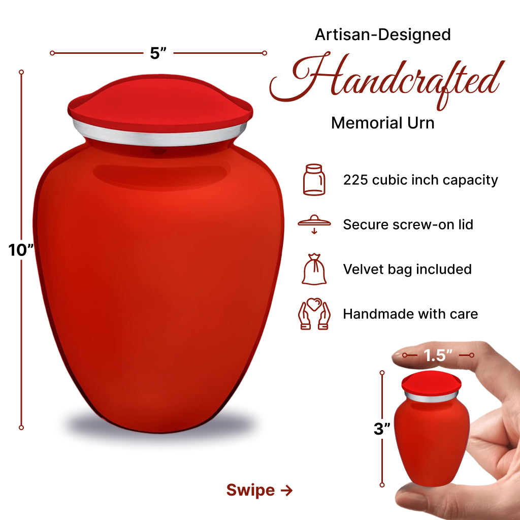 Serenity Curve Plain Urn