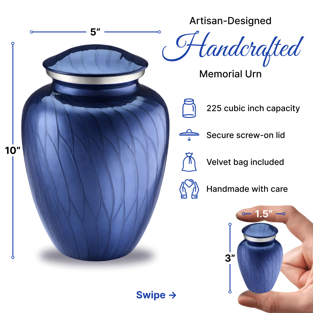 Serenity Curve Pearl Urn