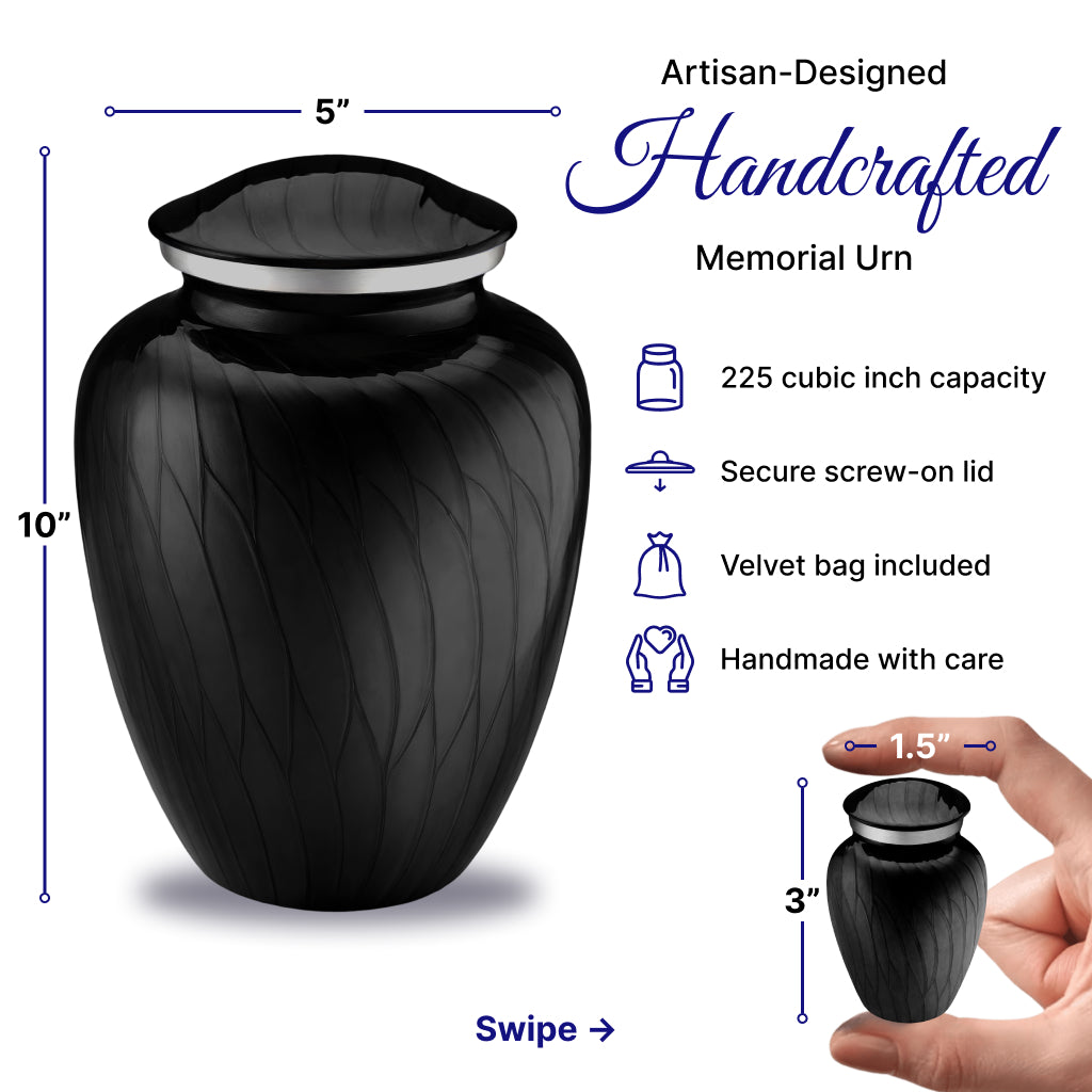 Serenity Curve Pearl Urn