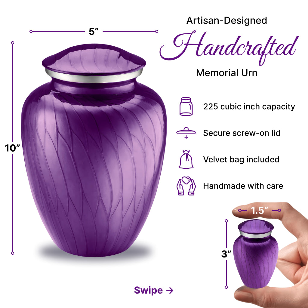 Serenity Curve Pearl Urn