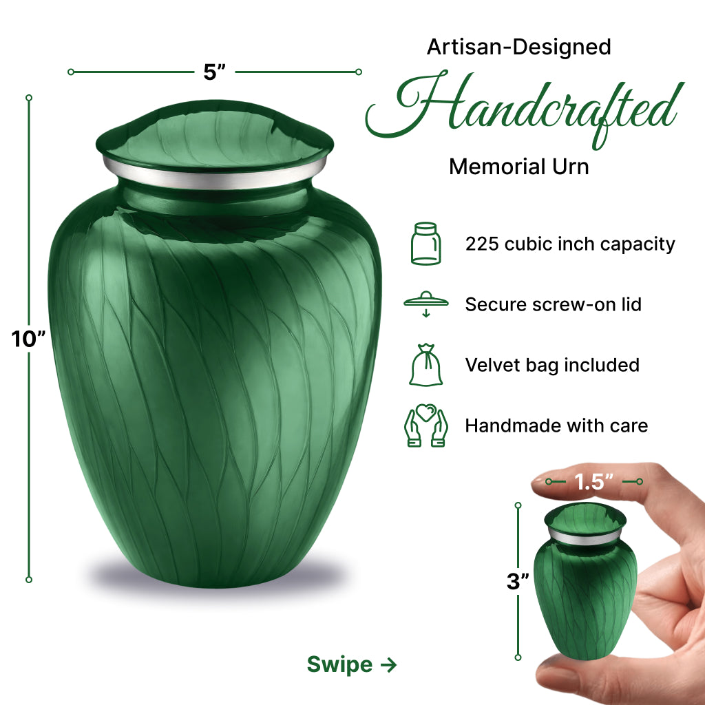 Serenity Curve Pearl Urn