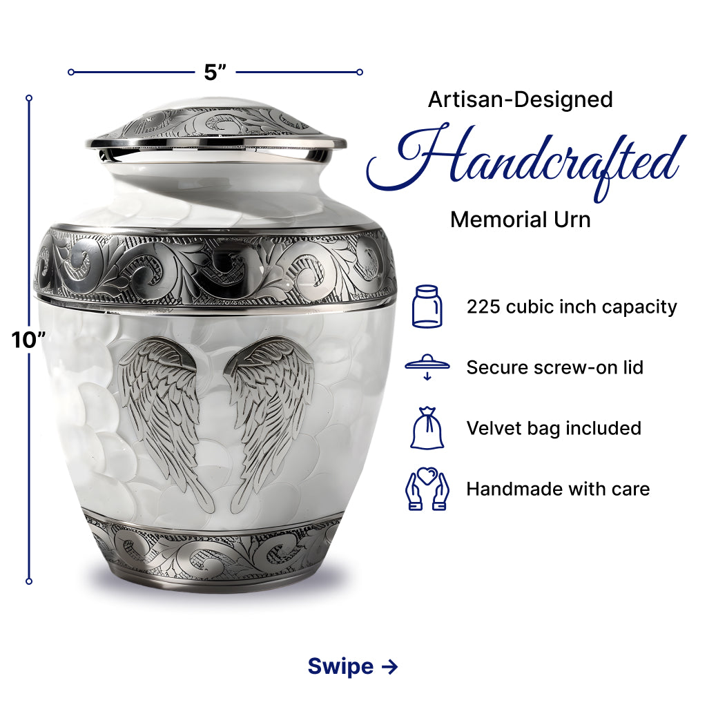 Wings Detail Urn