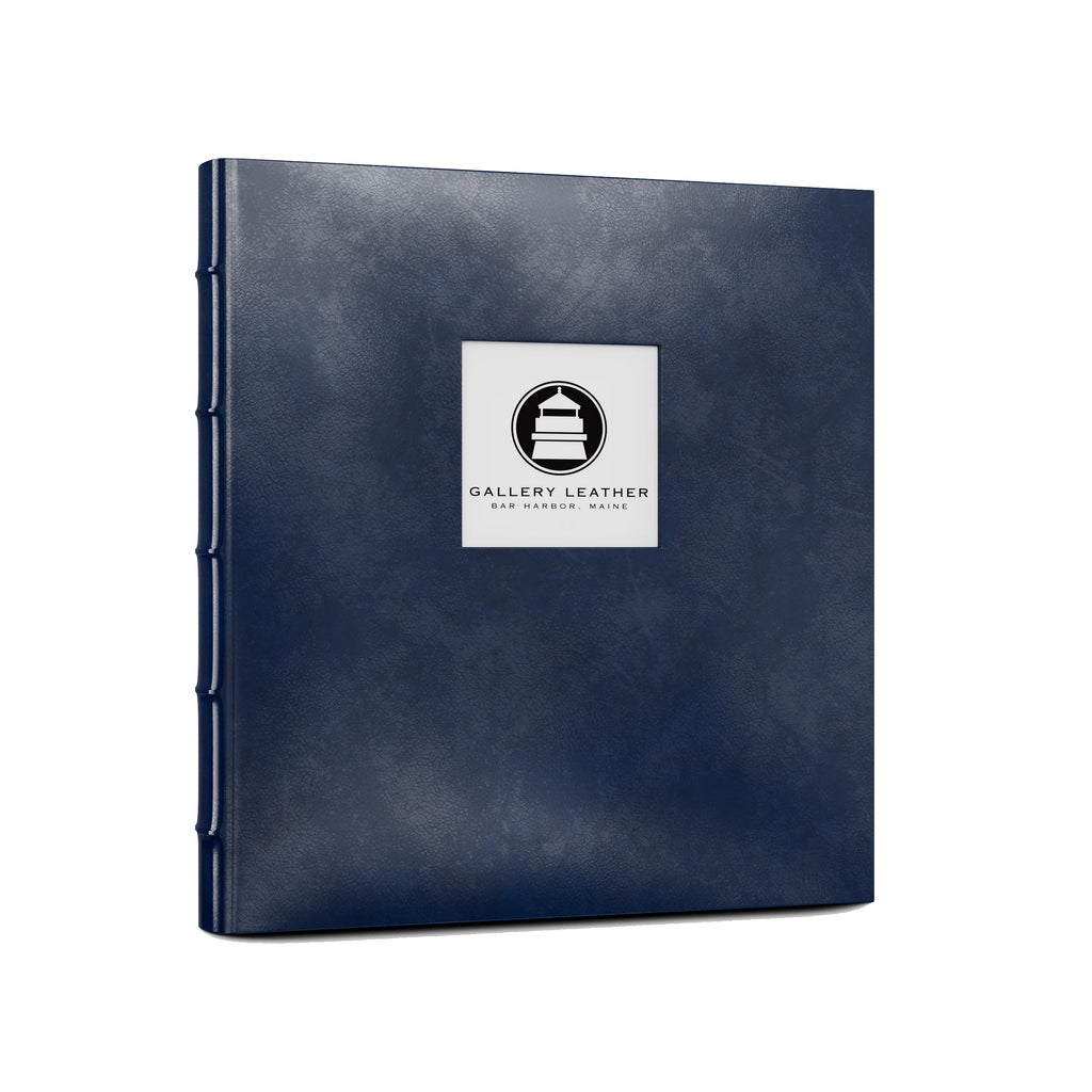 Leather Memorial Presentation Binder | With Window