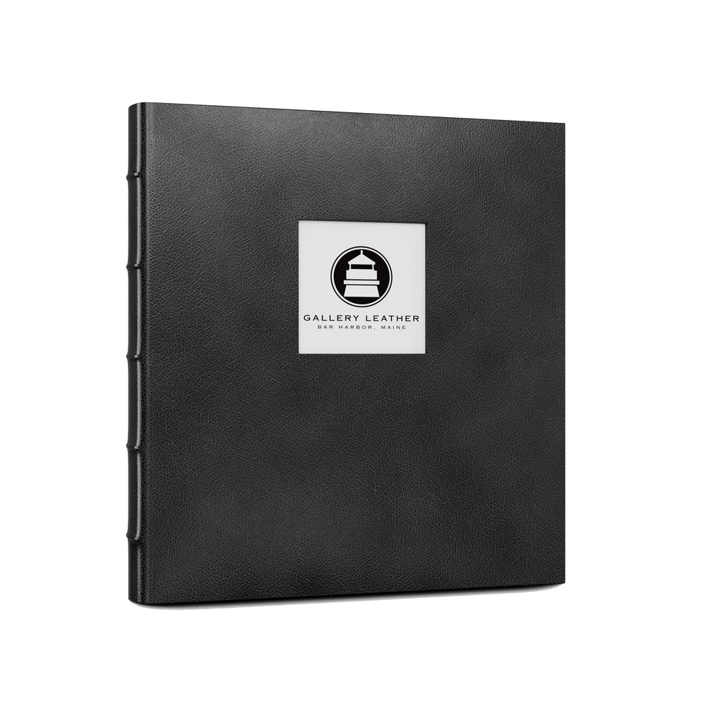 Leather Memorial Presentation Binder | With Window