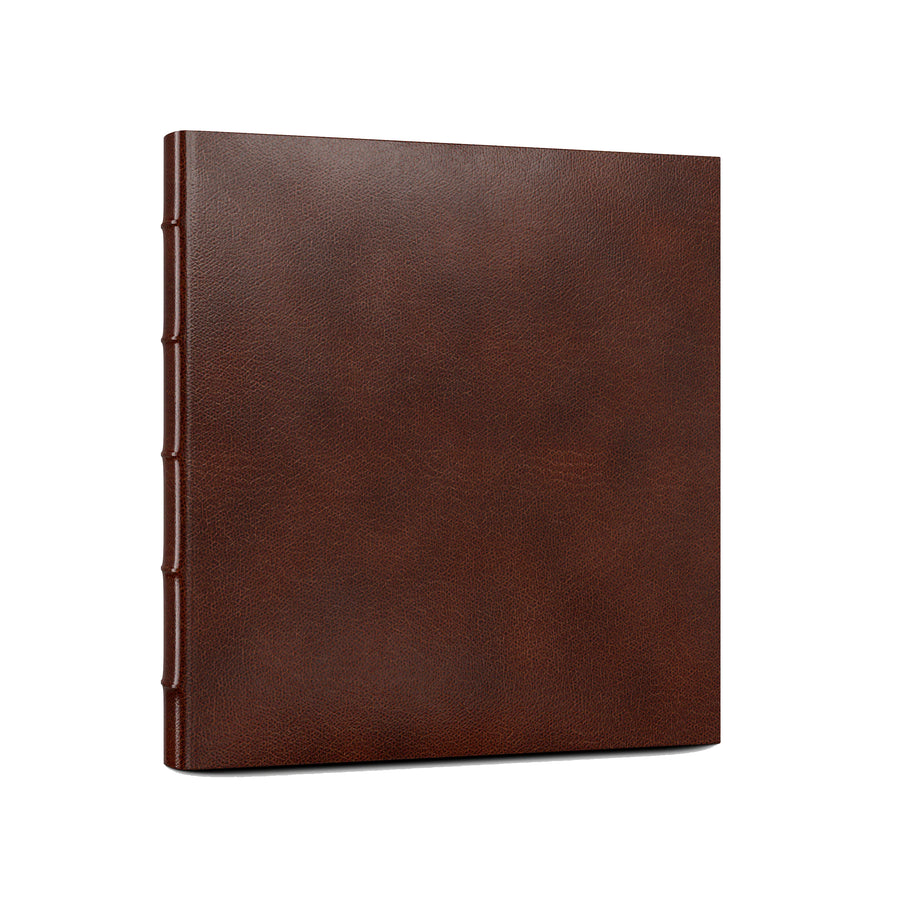 Leather Memorial Presentation Binder | Without Window