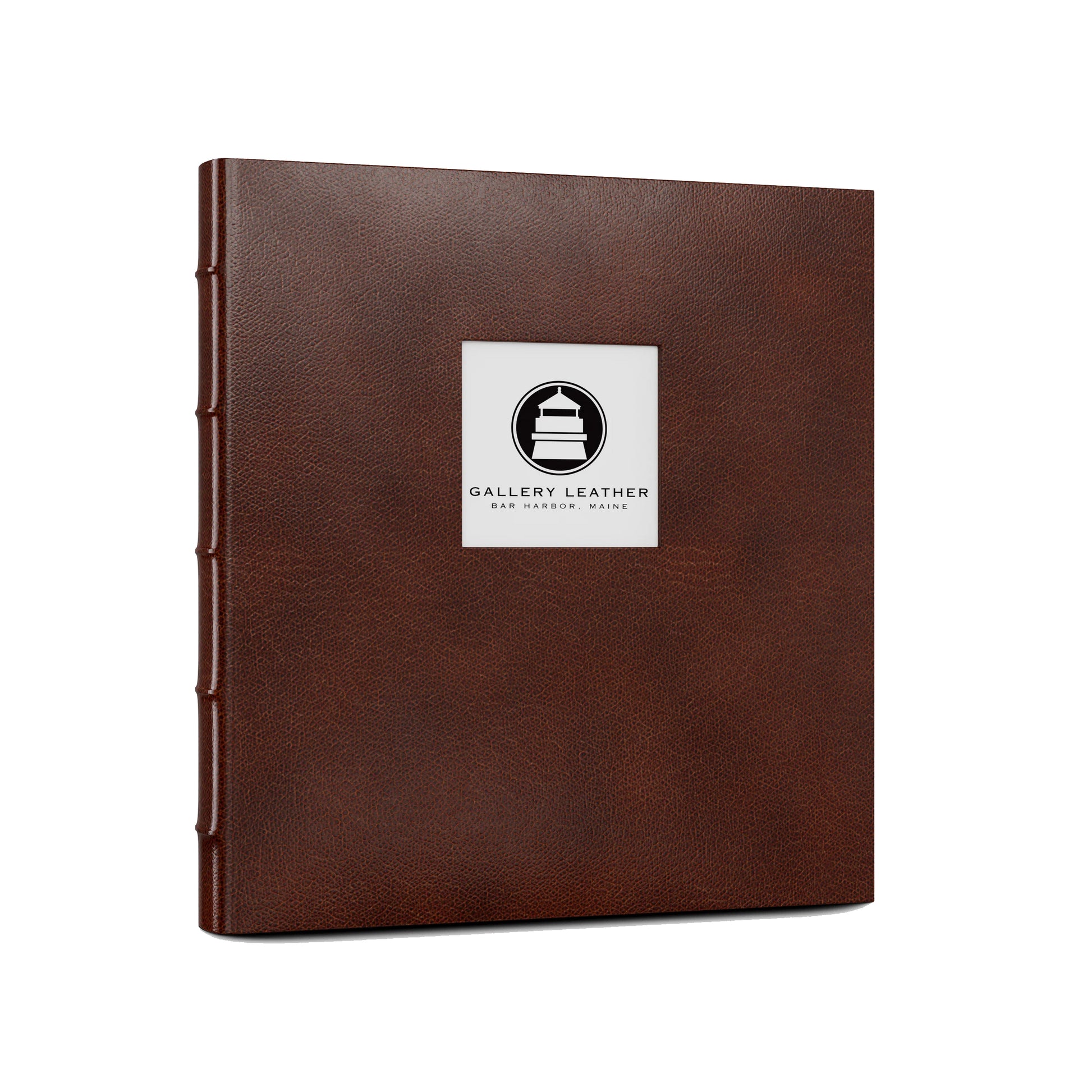 Leather Memorial Presentation Binder | With Window