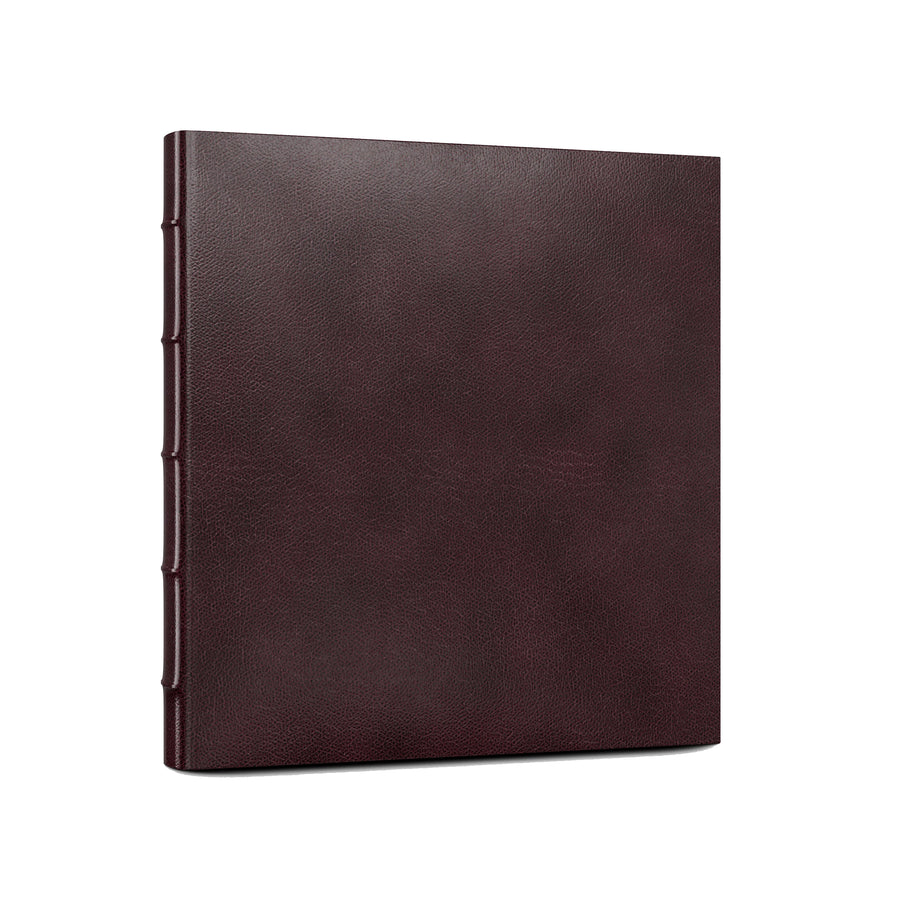 Leather Memorial Presentation Binder | Without Window