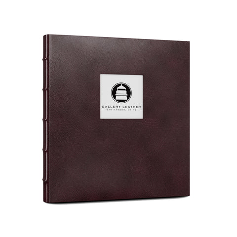 Leather Memorial Presentation Binder | With Window