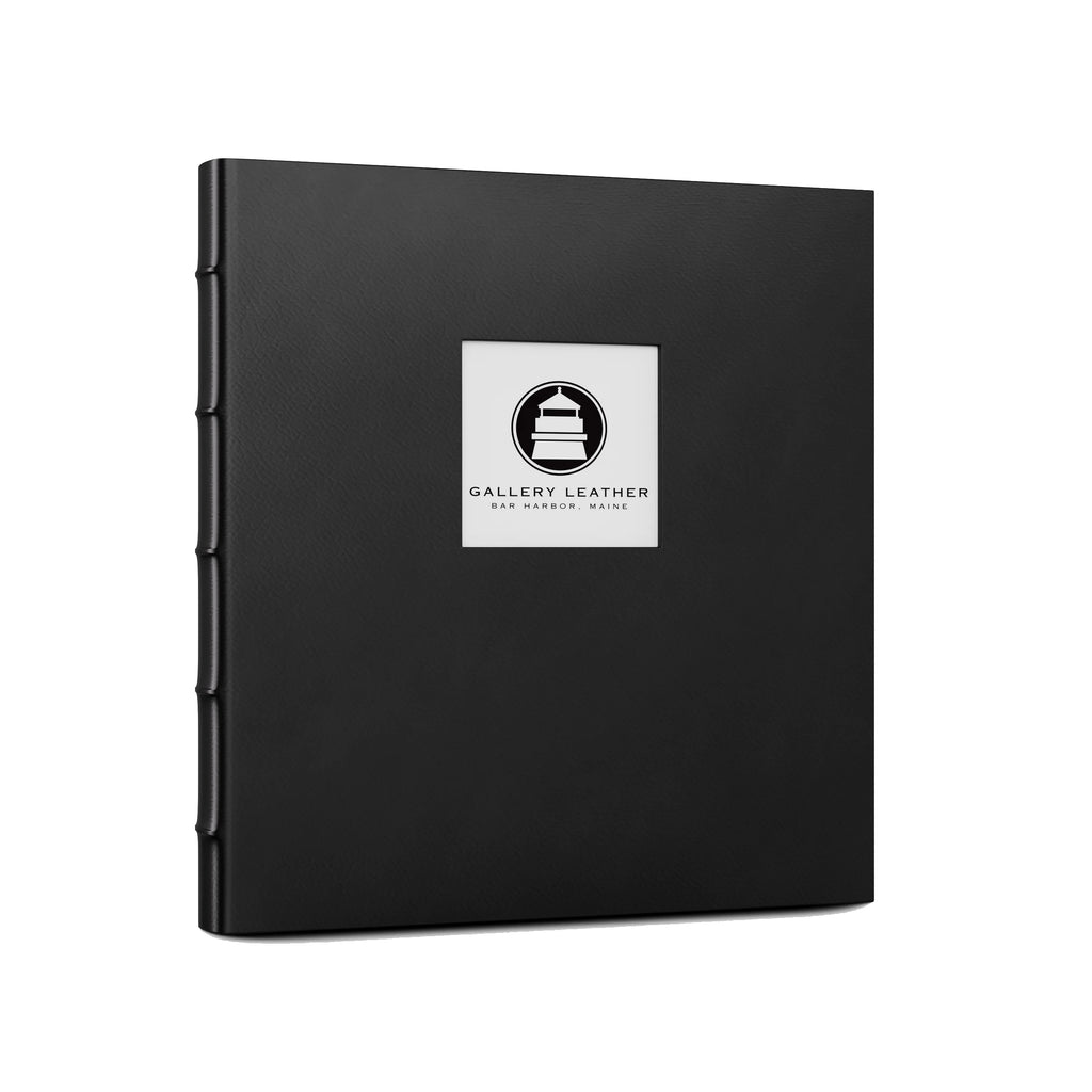 Leather Memorial Presentation Binder | With Window