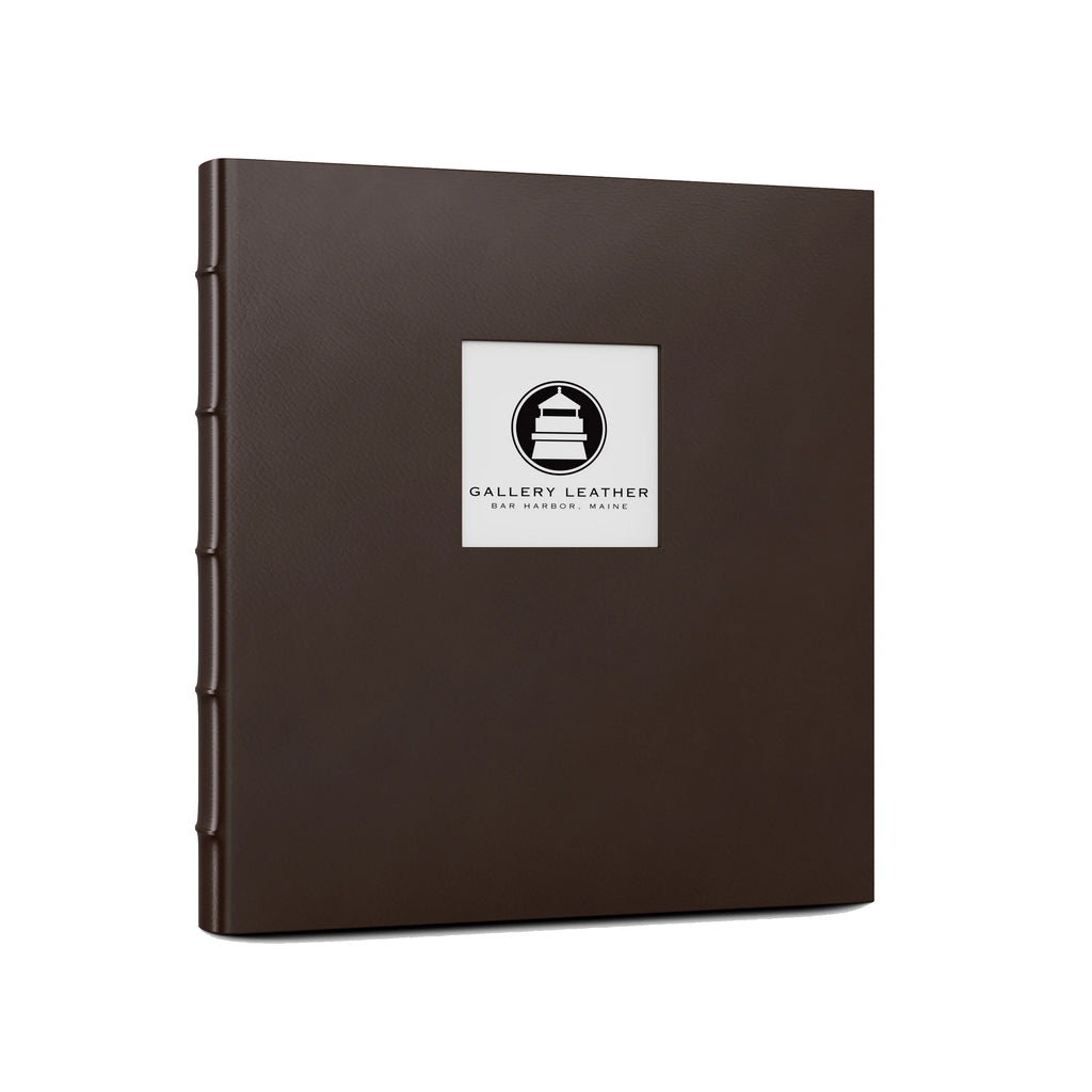 Leather Memorial Presentation Binder | With Window