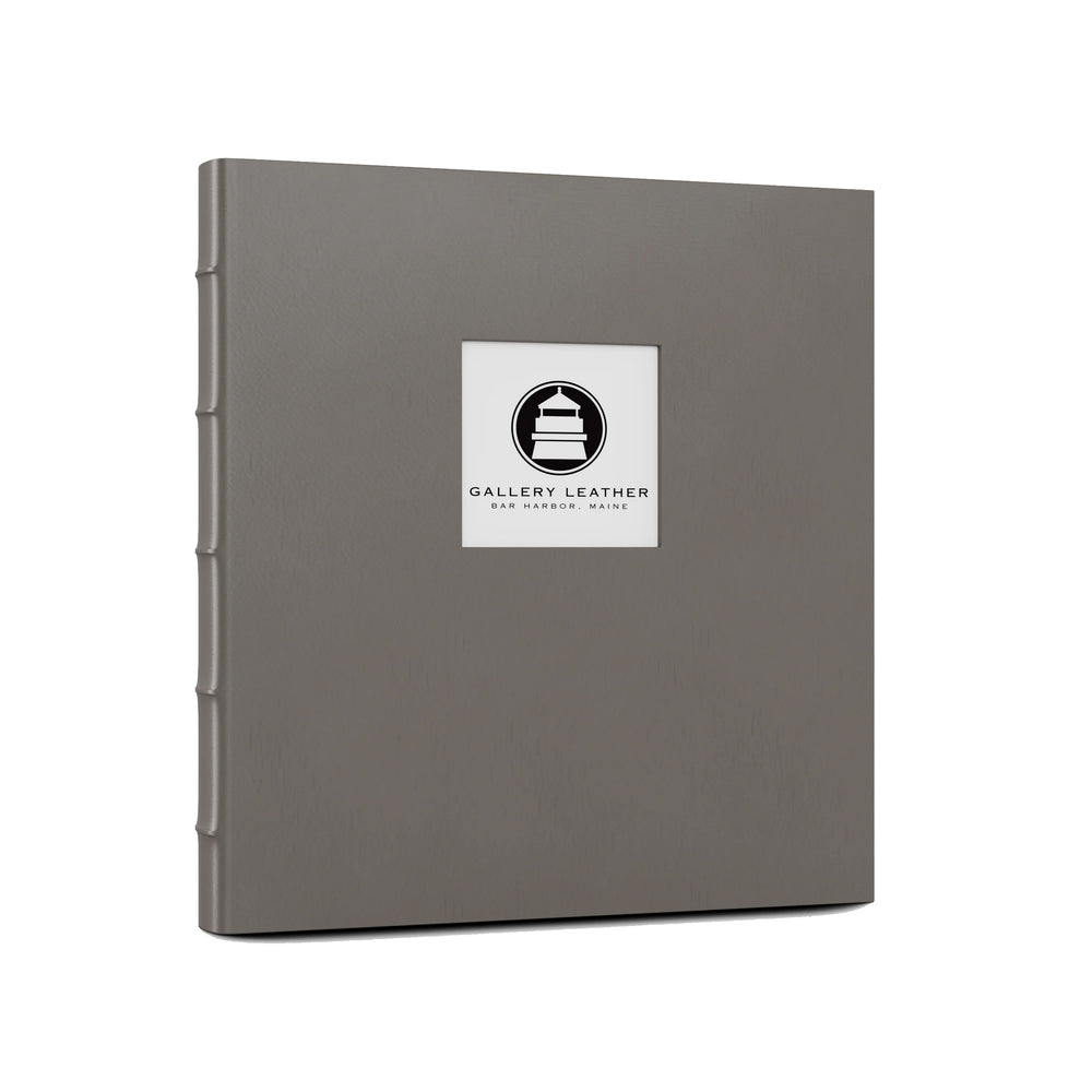 Leather Memorial Presentation Binder | With Window