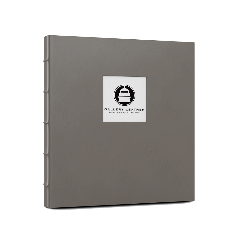 Leather Memorial Presentation Binder | With Window