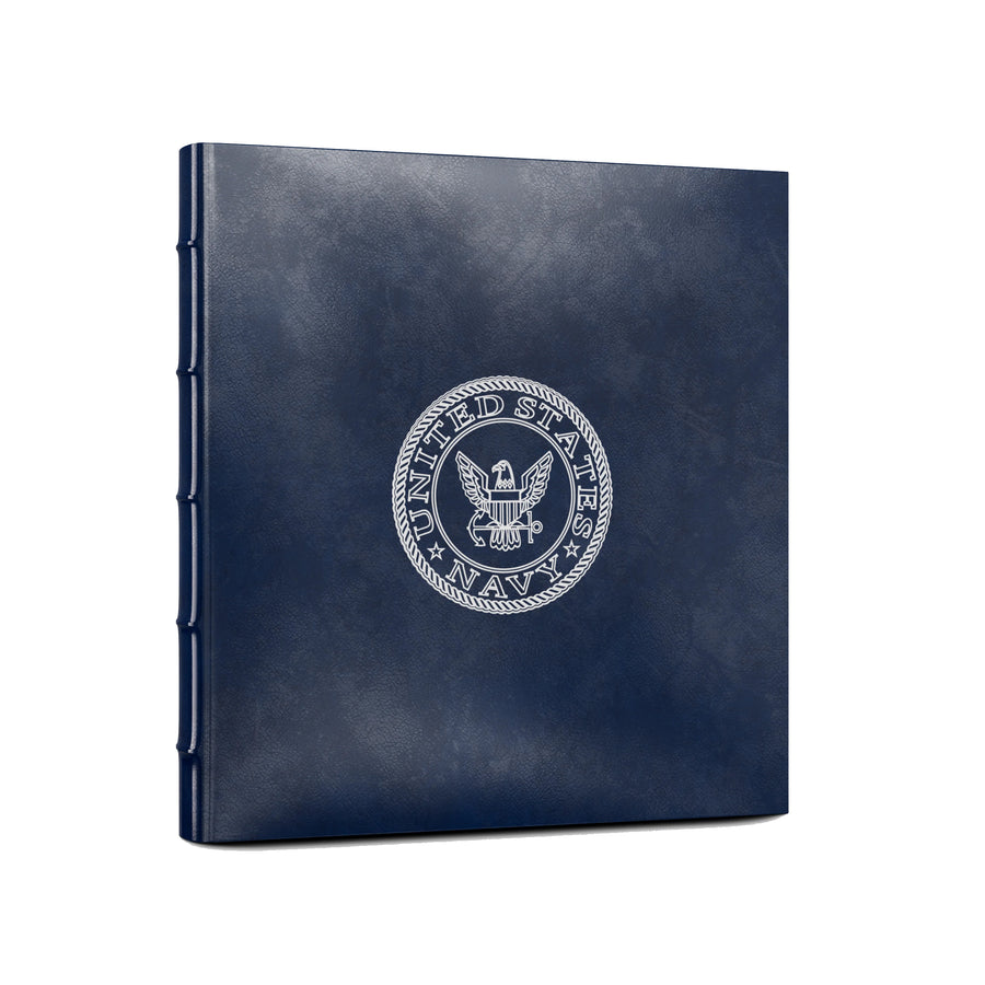 Leather Memorial Presentation Binder | Without Window
