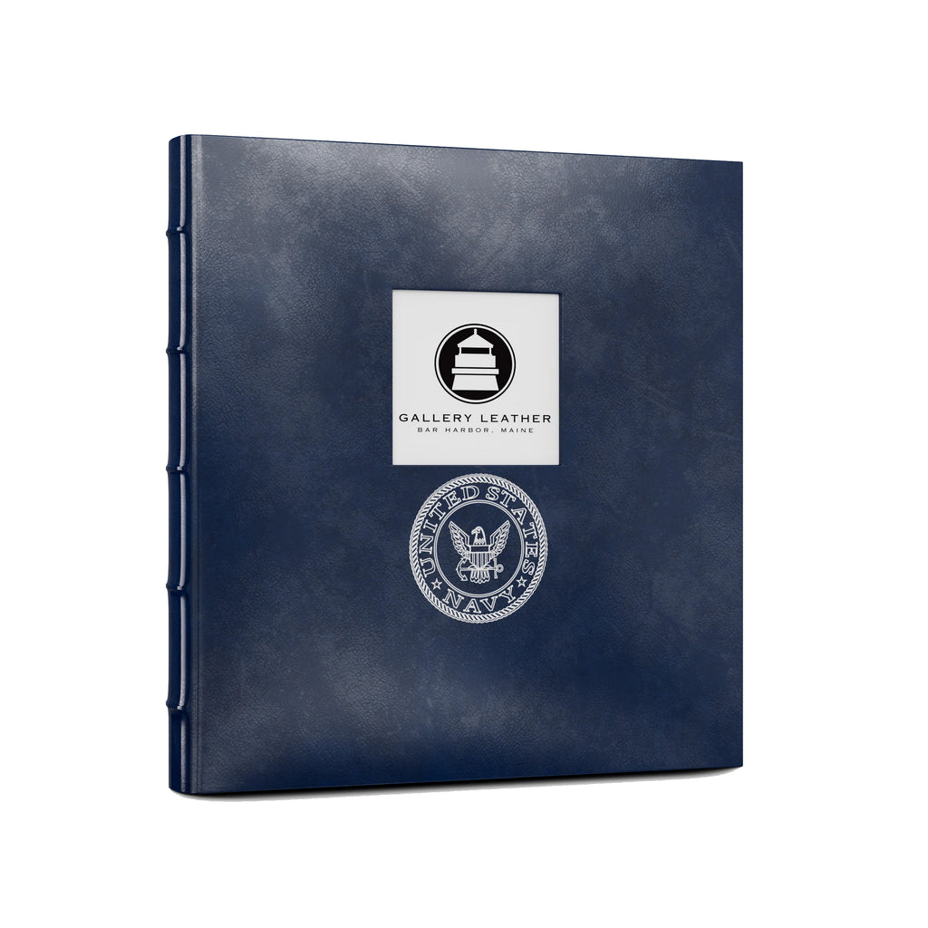 Leather Memorial Presentation Binder | With Window