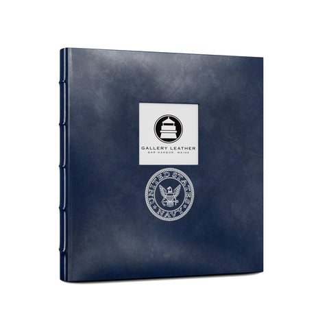 Leather Memorial Presentation Binder | With Window