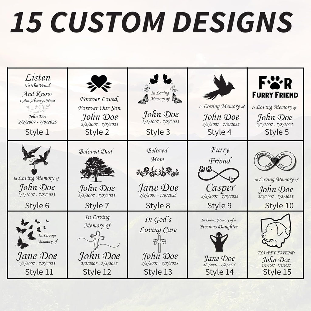 Personalised Memorial Wind Chime and Necklace Set