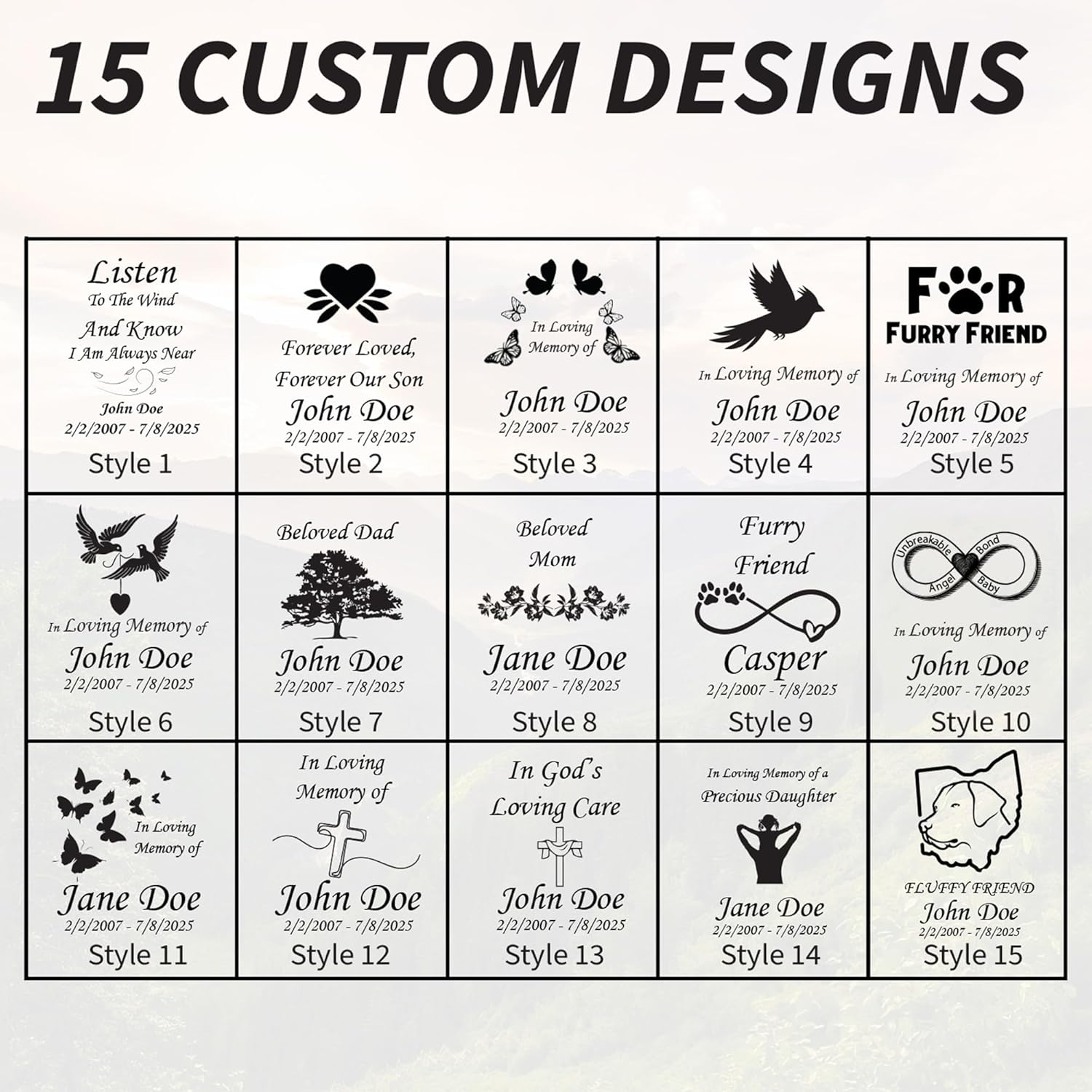 Personalised Memorial Wind Chime and Necklace Set