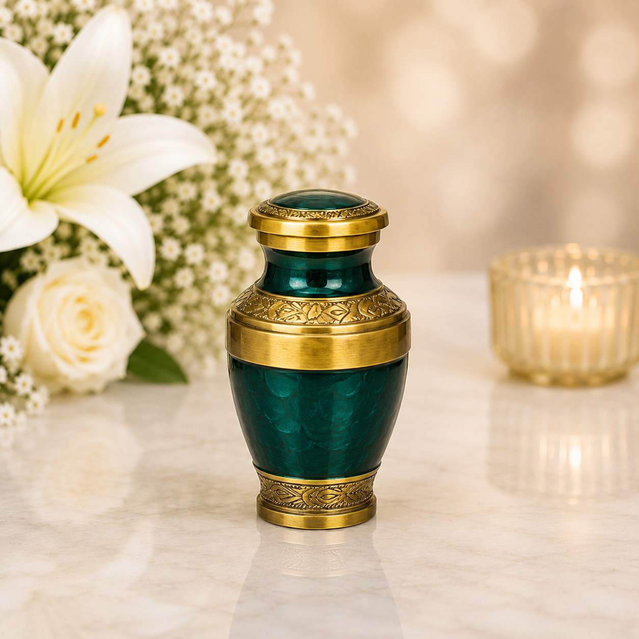 Emerald Legacy Cremation Urn