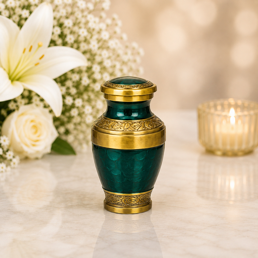 Emerald Legacy Cremation Urn