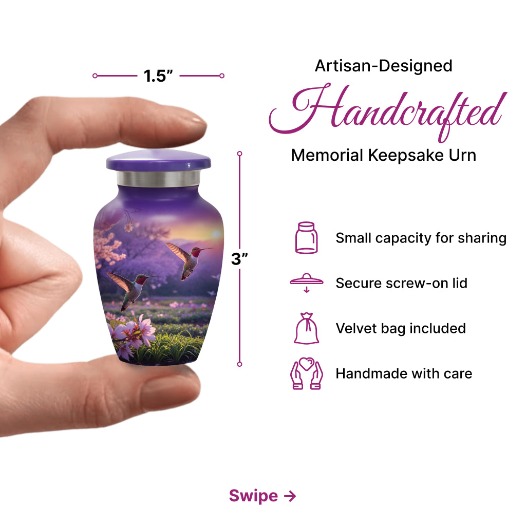 Hummingbird Image Cremation Urn