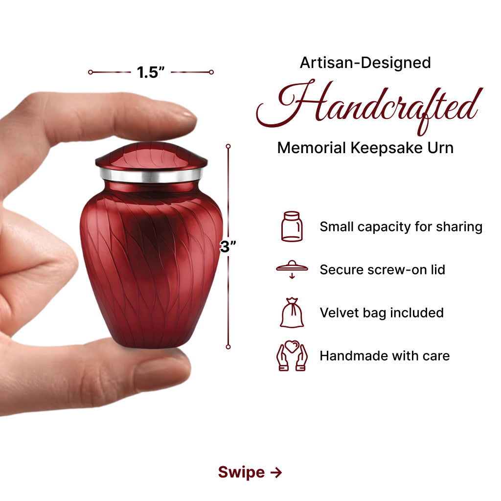 Serenity Curve Pearl Urn