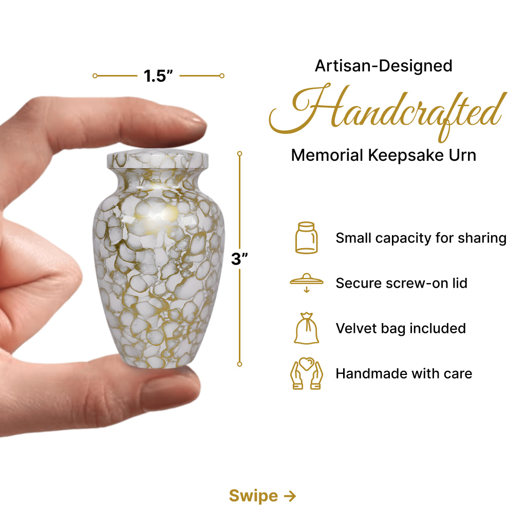 Motif Cloud Cremation Urn