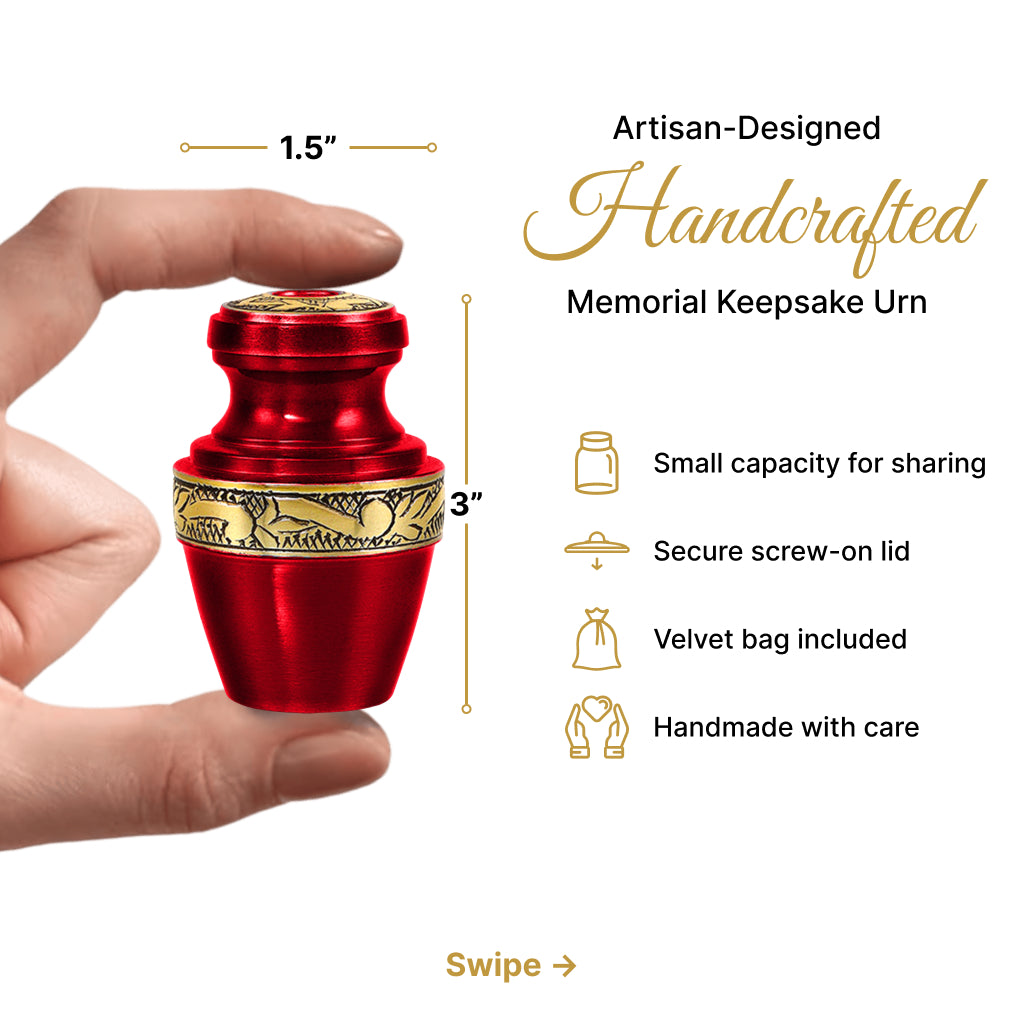 Engraved Grecian Cremation Urn