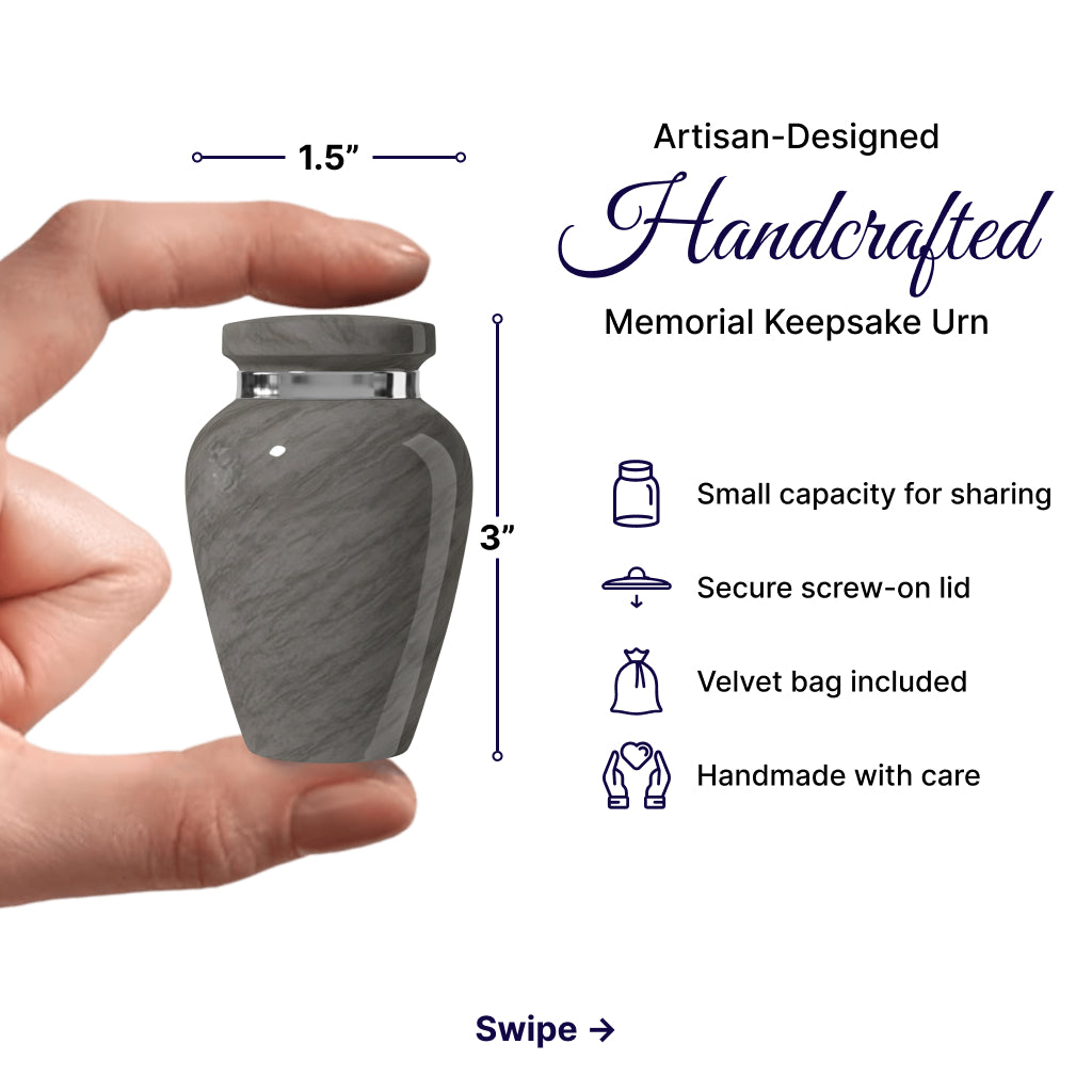 Motif Shadow Cremation Urn