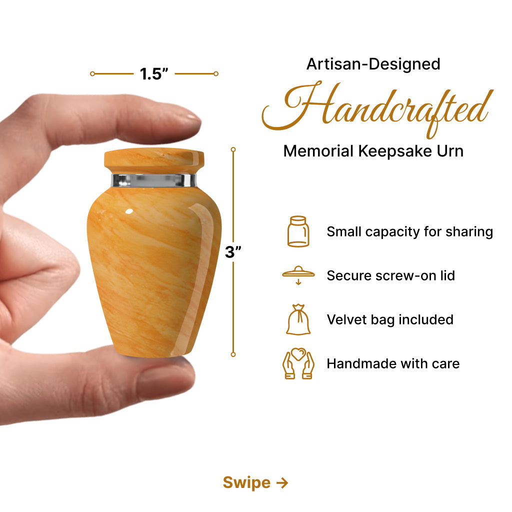 Motif Pastel Cremation Urn