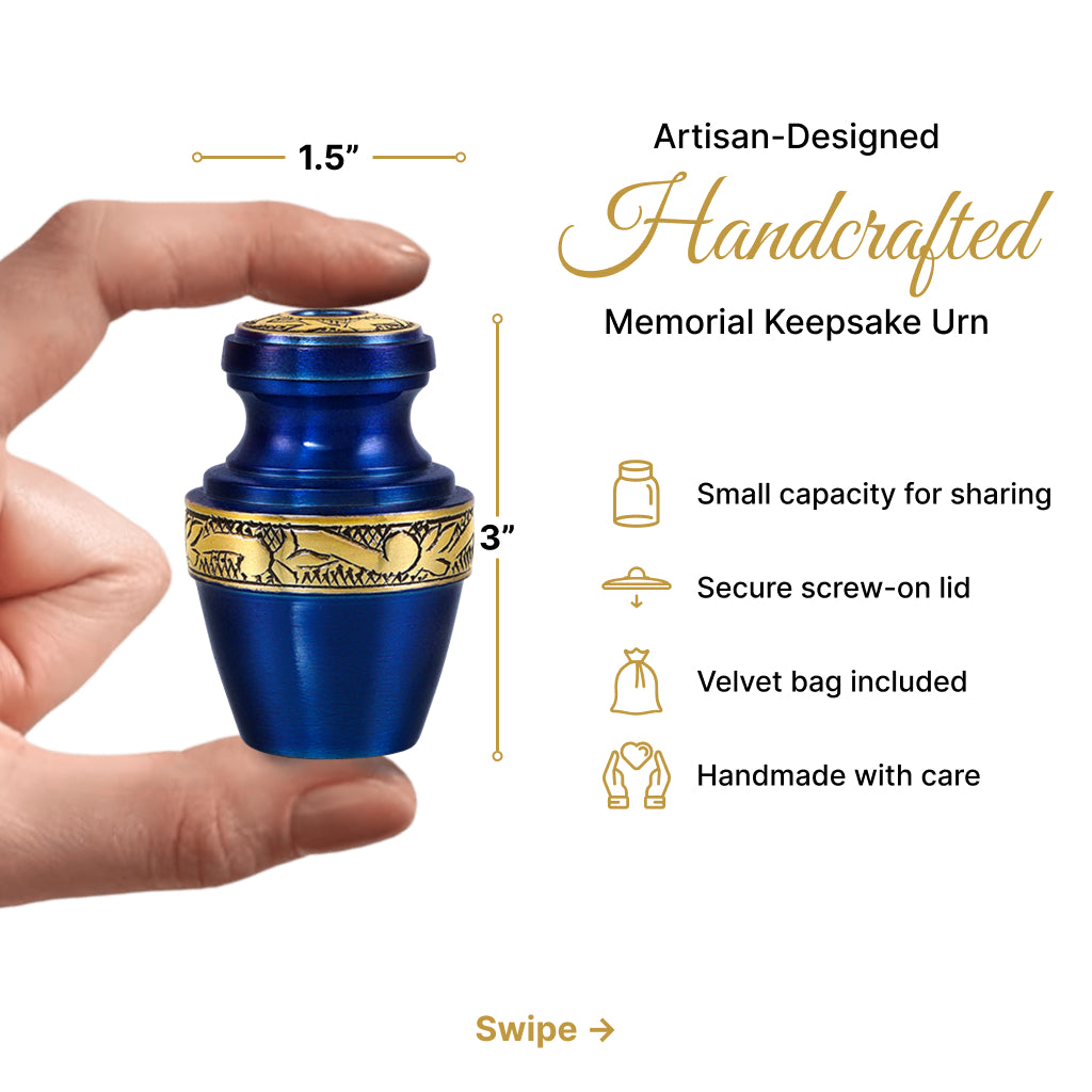 Engraved Grecian Cremation Urn