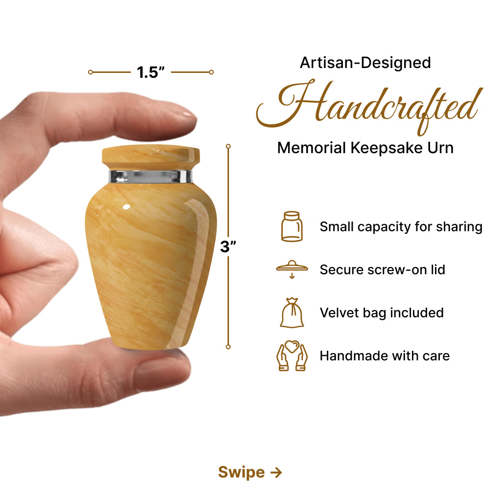 Motif Pastel Cremation Urn