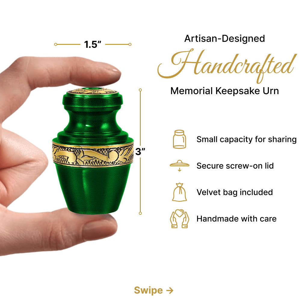 Engraved Grecian Cremation Urn