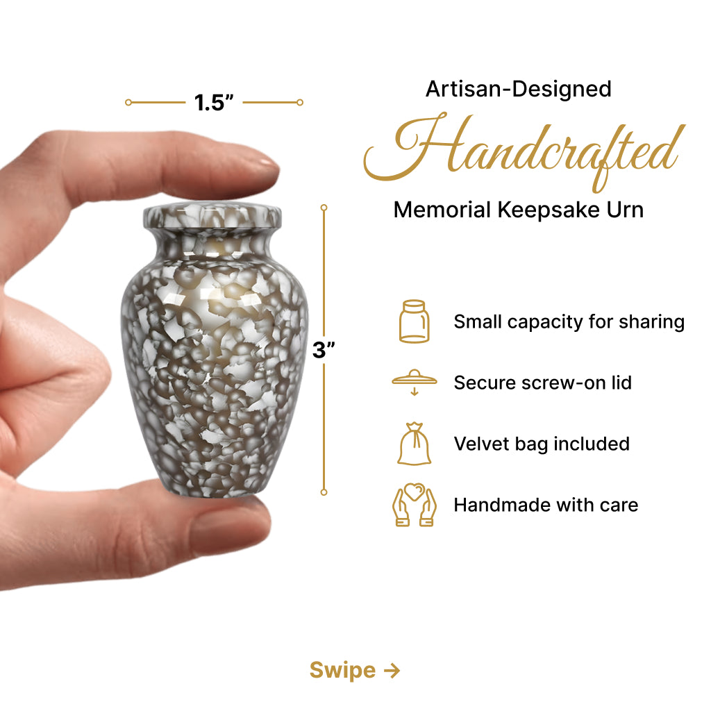 Motif Cloud Cremation Urn